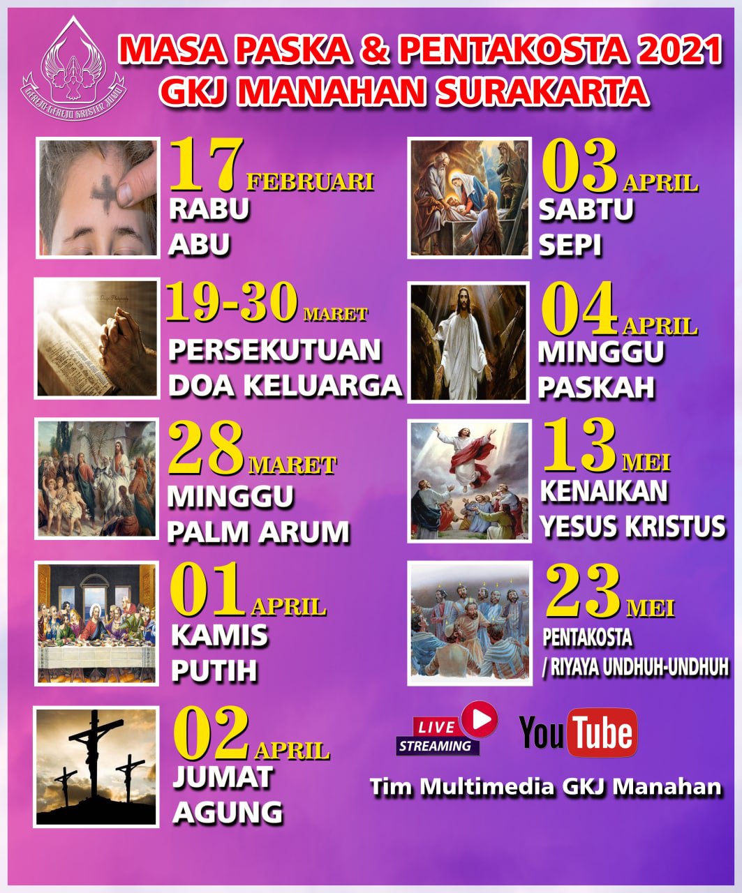 Paskah dan Pentakosta 2021